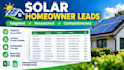 generate targeted solar homeowner leads with qualifying verified contacts
