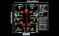 create 2d residential electrical wiring plan in cad