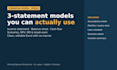 build a 3 statement financial model in excel with scenarios