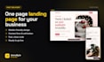 create a responsive one page landing page website