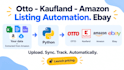 automate otto, kaufland, amazon ebay listings with python