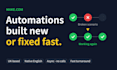 build or fix your make com automation and workflows