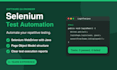 build selenium java automation tests for your web application