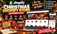 create or redesign your shopify store for christmas sales boost