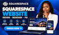 design squarespace website, build landing page, redesign squarespace development