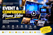 create a professional conference or event promo video