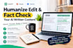 humanize edit and fact check your ai written content