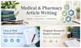 write medical pharmacy articles