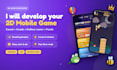 develop a 2d mobile game for android and ios