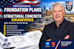 draft foundation plans and structural concrete drawings