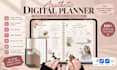 design responsive etsy digital planner, hyperlinked planner, digital planner