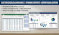 build an interactive excel dashboard for KPI tracking and data visualization