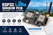 design esp32 lora sensor pcb for long range iot