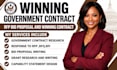 research government contract write bid proposal response to rfp rfq bid proposal