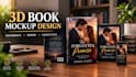 create professional 3d book mockup designs