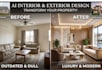 create ai interior exterior design, architectural walkthrough makeover video