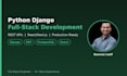 build a full stack app with python django and react