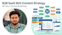 create a 90 day b2b saas SEO content strategy