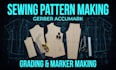 pattern making grading and marker making in gerber accumark