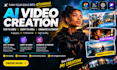 create ai text to video, script to video and cinematic ai content