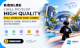 develop high quality full roblox map, lobby, game, models and environment