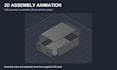 create a 3d assembly animation from your supplied cad model