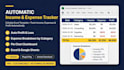 create automatic income expense tracker in excel