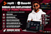 be base44 and replit ai expert, bug fixing integration and deployment