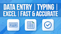 do accurate data entry,copy paste,web reasearch and typing work