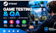 professionally test your steam game QA bugs and give feedback