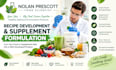 be your food scientist for recipe development, supplement formulation