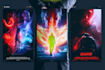 create a cinematic movie poster with stunning visuals
