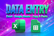 do accurate data entry