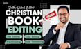 do christian book editing, proofread devotional bible study, journal formatting