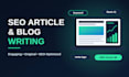 write engaging SEO articles and blogs