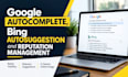 do google autocomplete, bing autosuggestion and reputation management