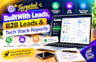 provide targeted builtwith leads, b2b leads and tech stack reports