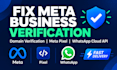 fix meta business verification domain verification meta pixel whatsapp cloud api