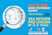 do payroll, adp stubs ,w2 1099 and 1040, paychecks