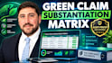 create green claim substantiation audit matrix and verification policy