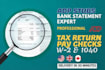 prepare payroll, adp stubs ,w2 1099 and 1040, paychecks
