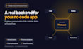 set up firebase backend and auth for your no code app