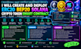 create and deploy erc20 bep20 solana crypto token smart contract