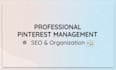 be your professional pinterest manager and virtual assistant