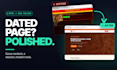 polish your landing page HTML CSS for a cleaner look