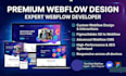 design or redesign your website with webflow, webflow landing page, webflow SEO