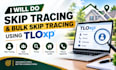 do skip tracing and bulk skip tracing using tloxp