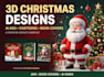 create 3d christmas cartoons, ai ads, and book covers