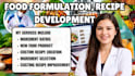 provide food formulation, recipe development and product development