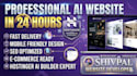 create a professional website using hostinger ai builder